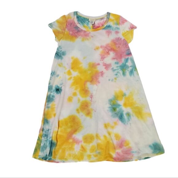 Caution To The Wind Tie Dye T-shirt Festival Dress Small - Picture 1 of 6
